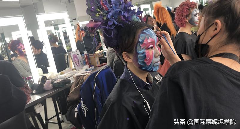 期末季｜北京化妆精英班迎来创意妆毕业考挑战