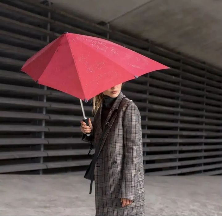 胶囊伞晴雨两用伞,高颜值透明长柄伞推荐