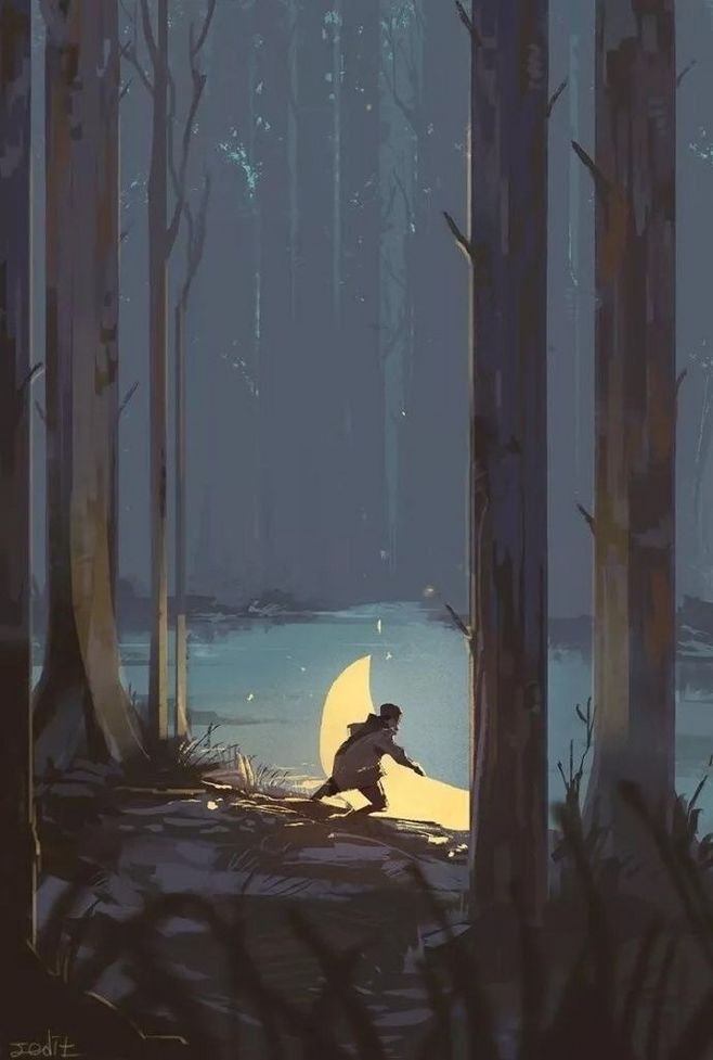 插画师必备的笔刷,韩国插画师libeths的板绘插画作品