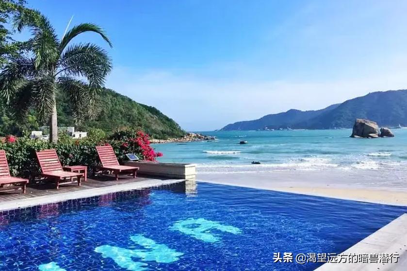 三亚蜈支洲岛后海渔村特色美食街,蜈支洲岛码头后海渔村客栈