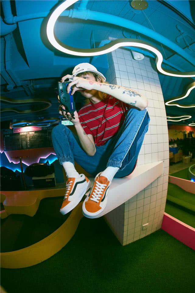 时髦气质鞋,时尚穿搭vans