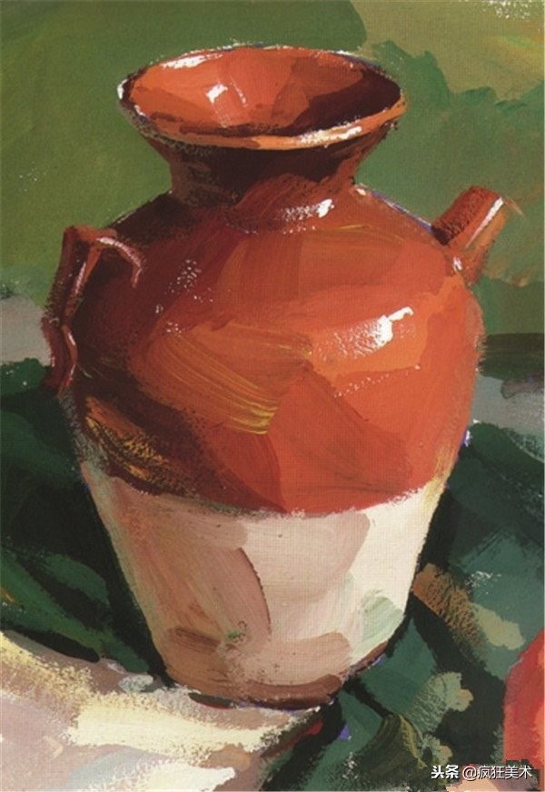 水粉陶罐的画法视频,陶罐的素描打形画法