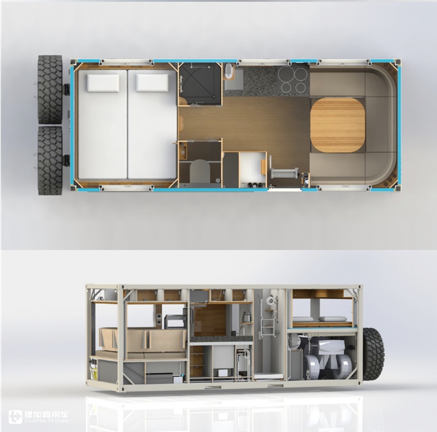 2018款奔驰大型顶级豪华房车,奔驰赛托斯6*6房车