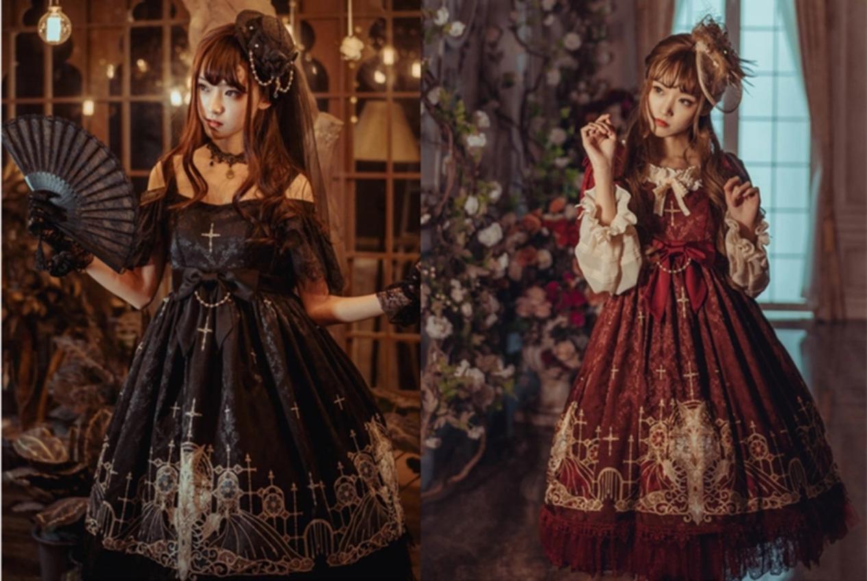 lolita裙子怎么穿教程,lolita裙子冬季穿搭