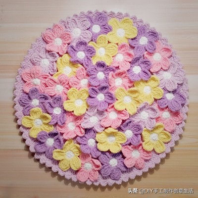 美轮美奂的钩编坐垫,怎样钩编各种坐垫