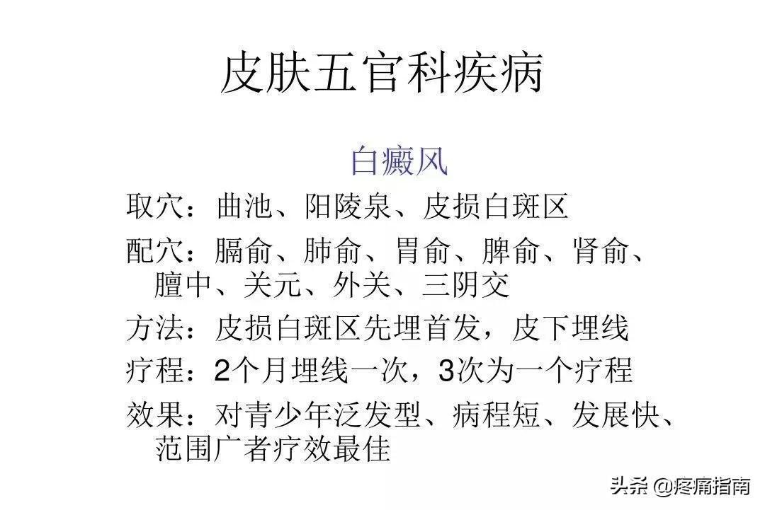 穴位埋线治疗最好方法,常见病的穴位治疗视频