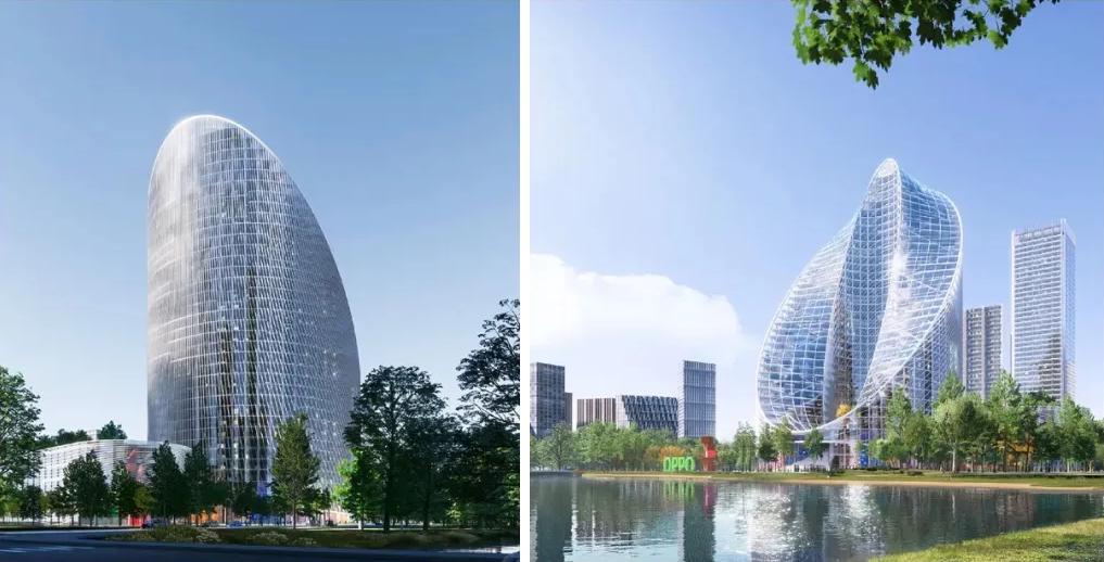 杭州vivooppo全球总部,vivo杭州总部大楼效果图