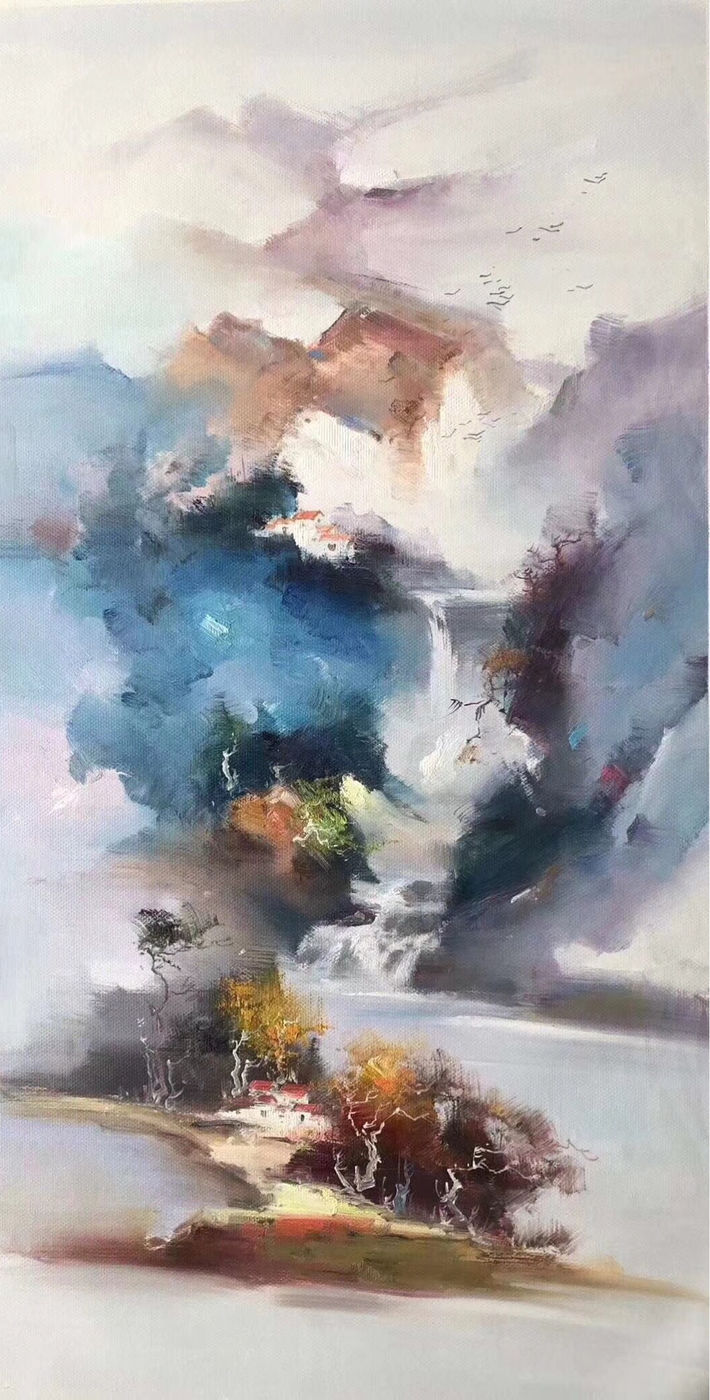 中国小幅油画作品大展作品集,三峡丹青油画作品