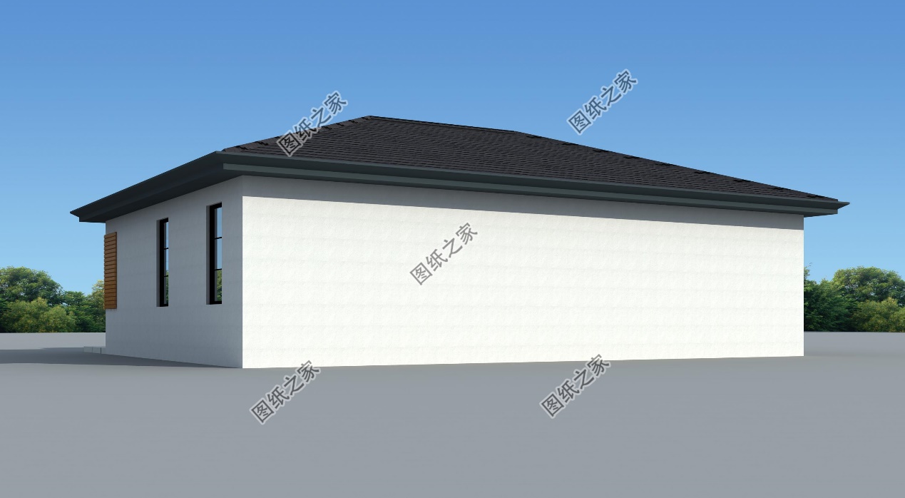 长15米宽10米房屋设计图平房,15米宽10米深一层平房