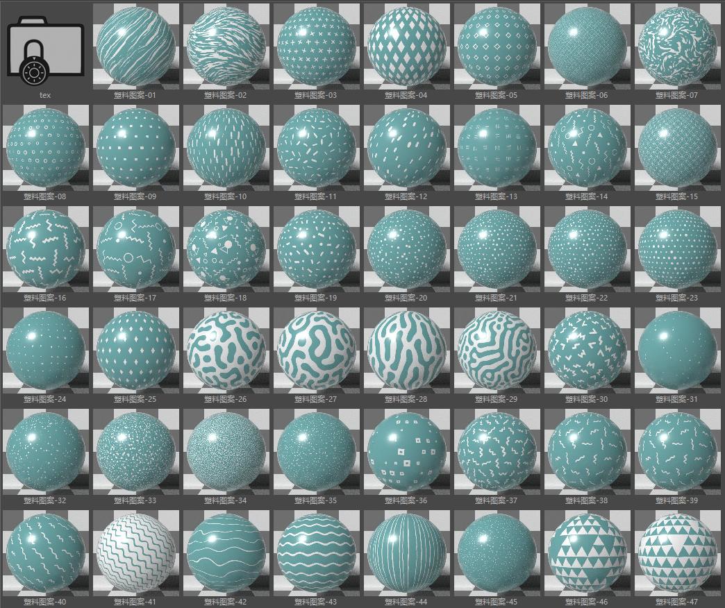 OC最全中文材质库来了，学习C4D必备