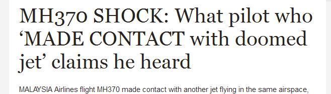 马航370失踪最后时刻！有飞行员打通电话，机上无人发出呼救信号
