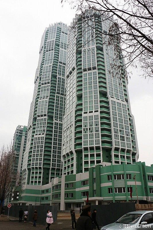 朝鲜摩天大楼,朝鲜高楼的视频