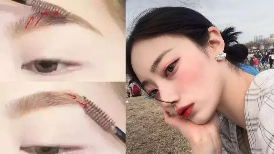 根根分明的眉毛怎样画野生眉,怎么画根根分明的眉毛