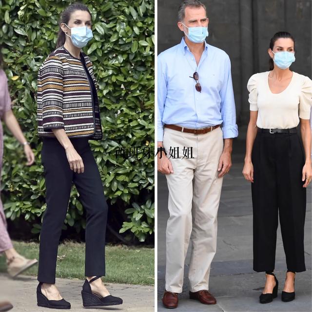 莱蒂齐亚时尚穿搭最新,王后莱蒂齐亚惊艳西装