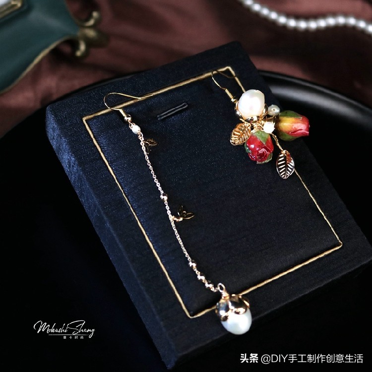 永生花首饰手工diy制作,制作永生花首饰