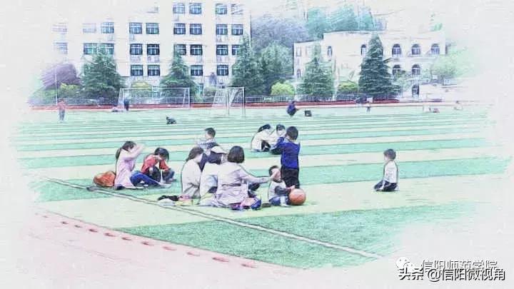 信阳师范手绘图,信阳师范学院的春天手绘图片