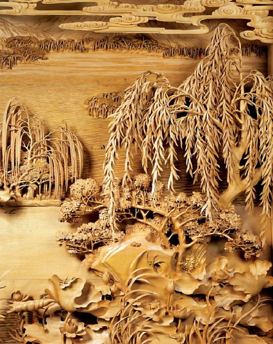 中国四大木雕精品欣赏：东阳木雕