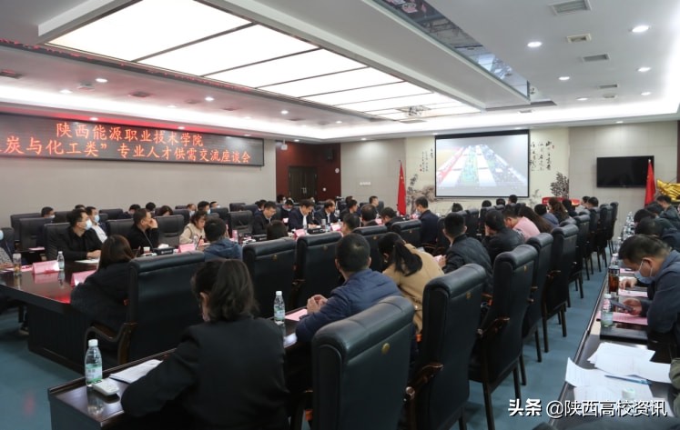 陕西能源职业技术学院召开煤炭与化工类专业人才供需交流座谈会