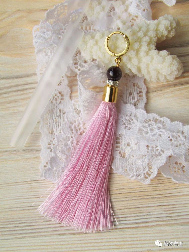 珠宝店的真丝流苏耳环，3步教你轻松完成