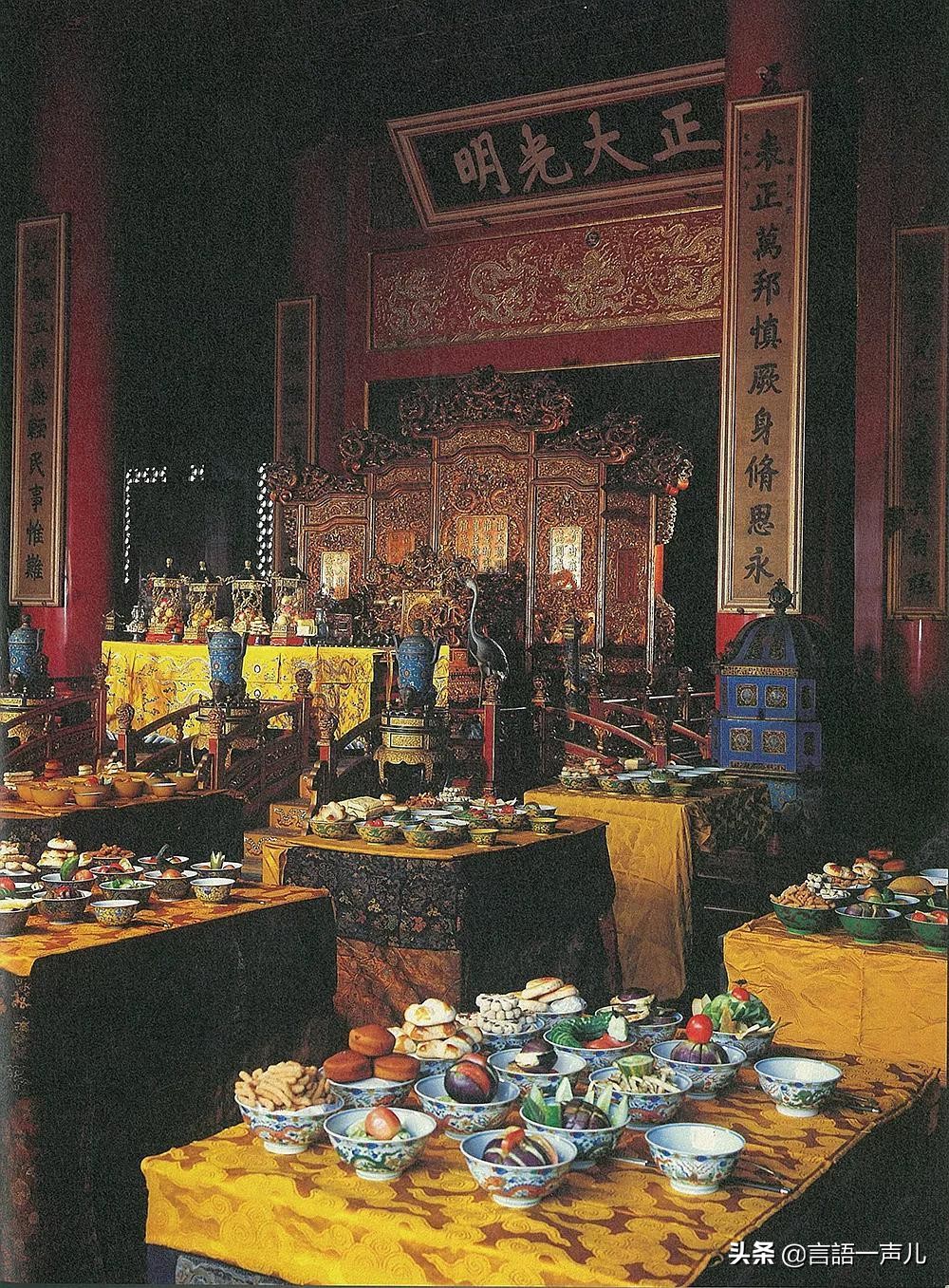 清朝皇帝举办的外朝宴,清代皇帝吃饭有多讲究