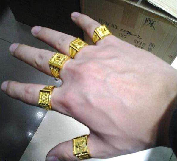 戒指的戴法和意义图解男,戒指的戴法和意义十个手指男