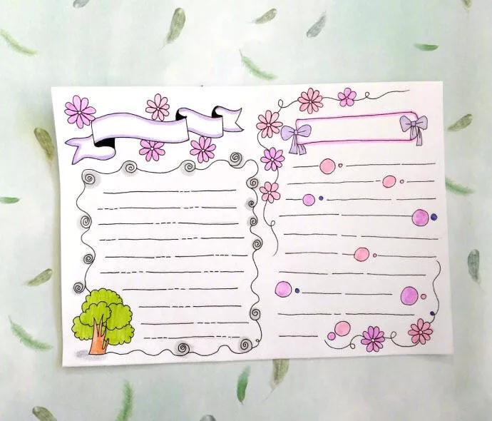 万能的手抄报模板大全,万能的手抄报模板英语五年级