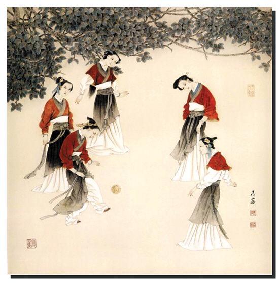 鍙や唬涓浗濂冲瓙韪㈢悆,涓浗鍙や唬濂冲瓙瓒崇悆