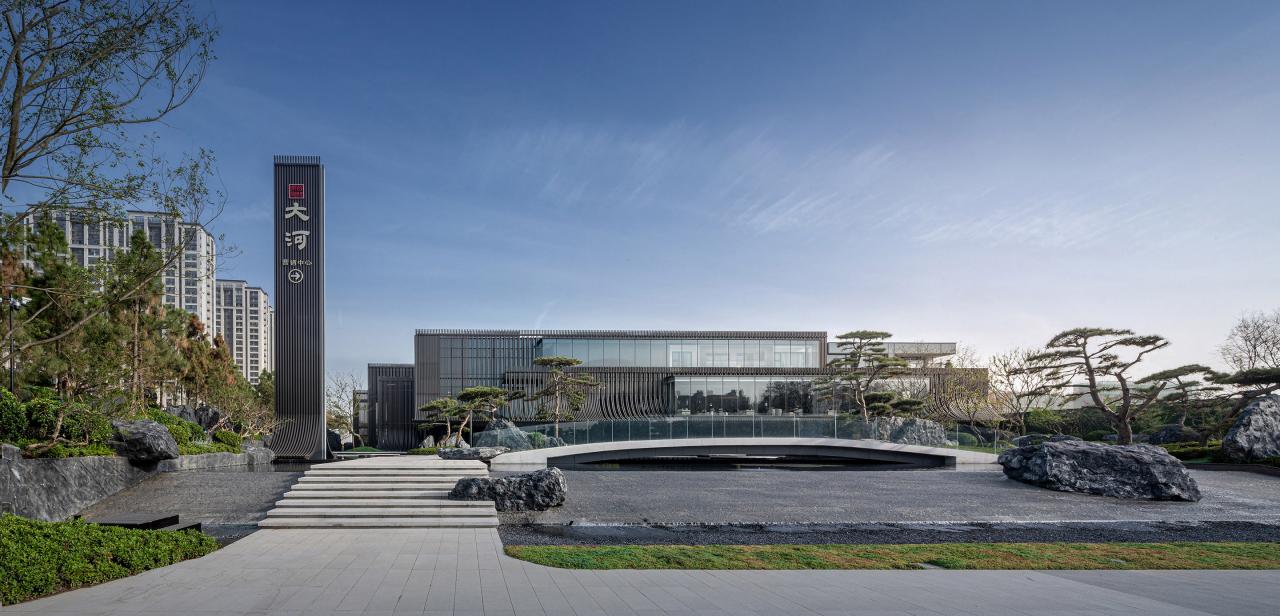 美的禹洲大河实景,扬州美的禹洲大河艺术馆