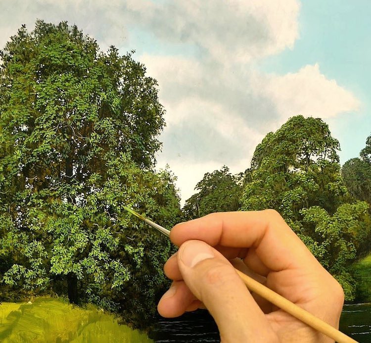 比较有意境的风景油画,最惊艳的艺术油画风景
