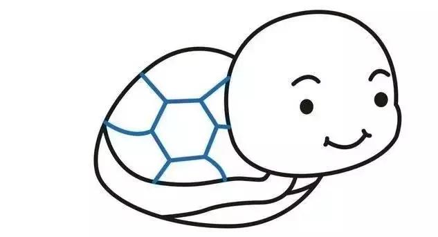 海滩上的小乌龟儿童画,儿童画小乌龟的图片大全