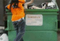 搞笑gif给你们表演个滑翔式刹车,搞笑灌篮动态图