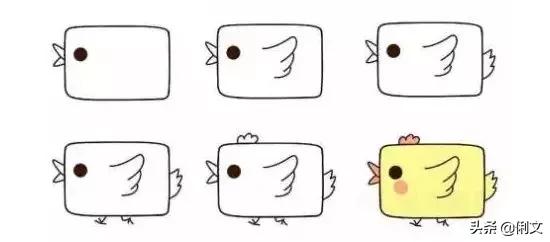 简笔画小动物100种可爱幼儿园,6-12岁儿童绘画简笔画小动物