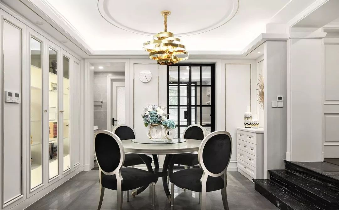 110平27楼意大利高级轻奢风装修,140平横厅法式轻奢装修高级感