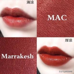 黄黑皮口红推荐涂法,黄黑皮最显白的口红试色