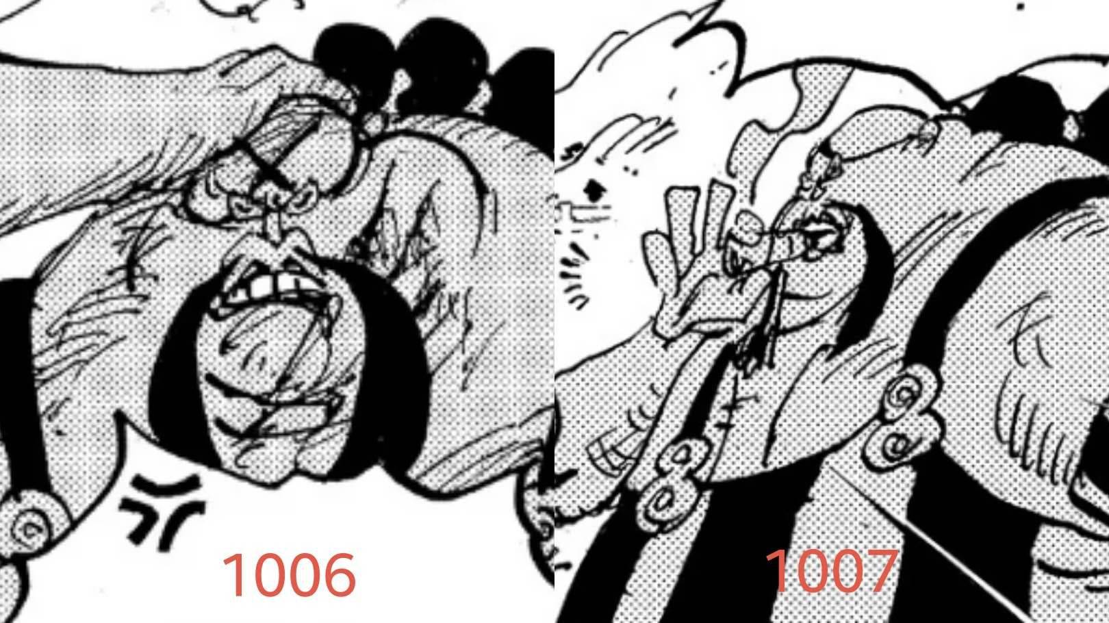 海贼王1007话漫画,海贼王第1088话画质变化