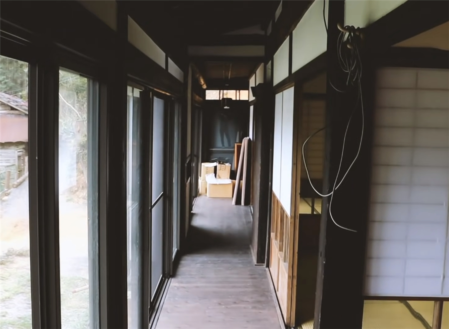 日本男子买江户时代深山老宅，带妻女住进89㎡的家，过起田园生活