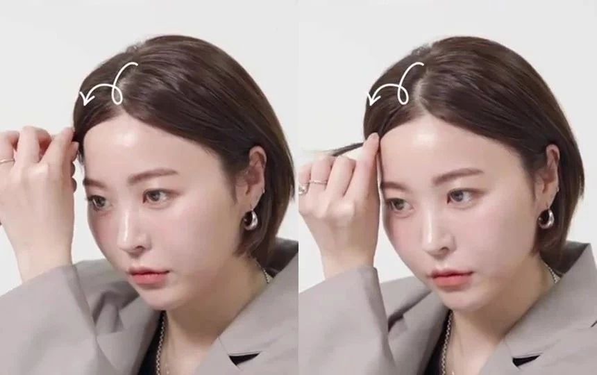 空气刘海加八字刘海的发型怎么剪,怎样从空气刘海变成八字刘海