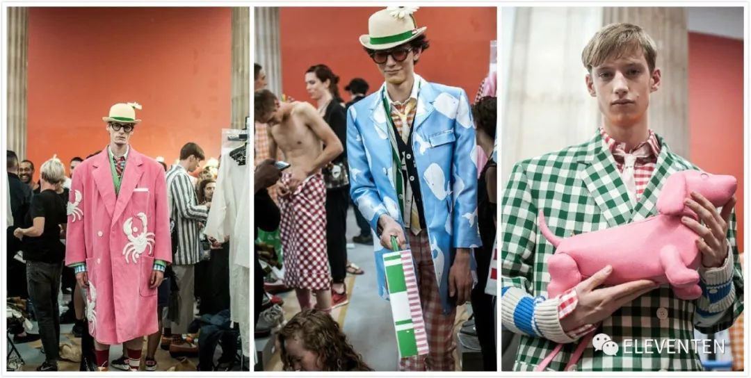 thombrowne2018男装,ThomBrowne2018春夏男装闭场造型