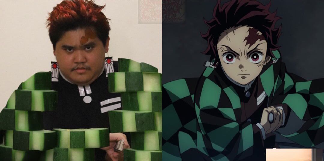 泰国小哥低成本cos猫系列太神似了 (泰国小哥cos祢豆子)