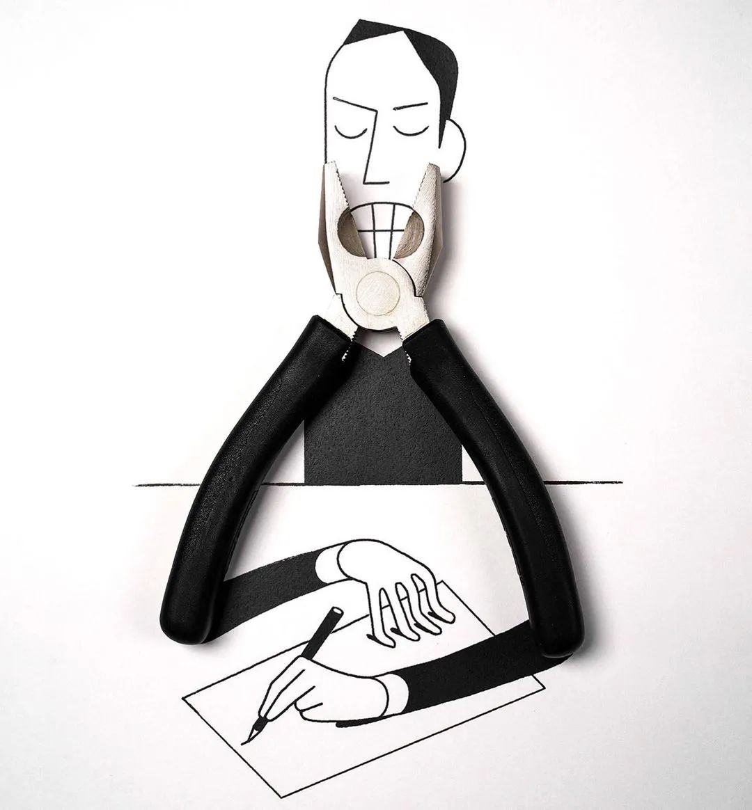 47岁大叔放弃高薪工作，一天画一幅成年人插画，看完让人心生欢喜