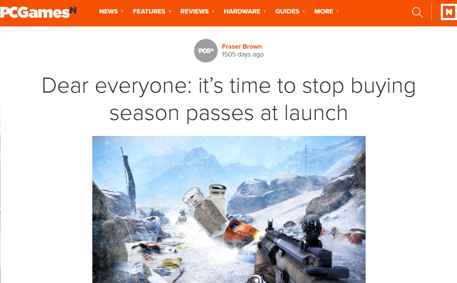 游戏季票=欺诈?“游戏季票”究竟是什么,或许你并不了解