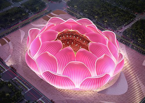 广州恒大足球场设计灵感,广州恒大荷花足球场视频