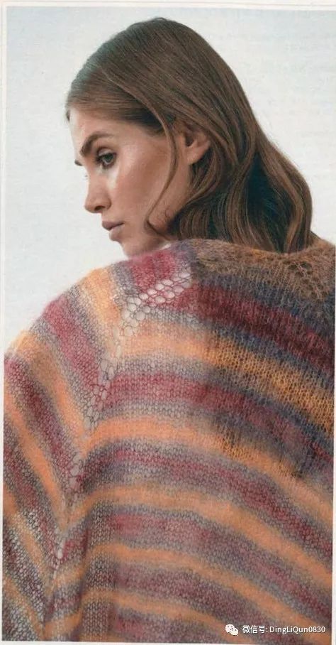 艾米丽的毛衣连衣裙编织图解,针织披肩的样式和织法长款