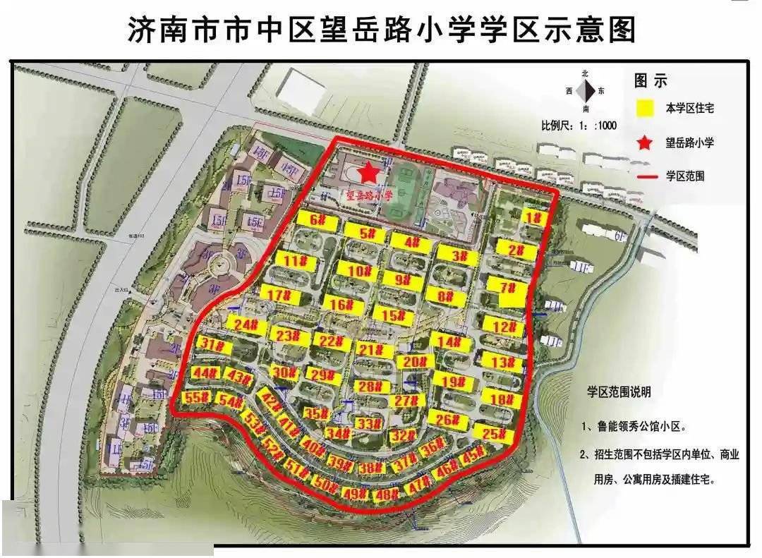 2019年小学学区房划分,市中区小学片区划分