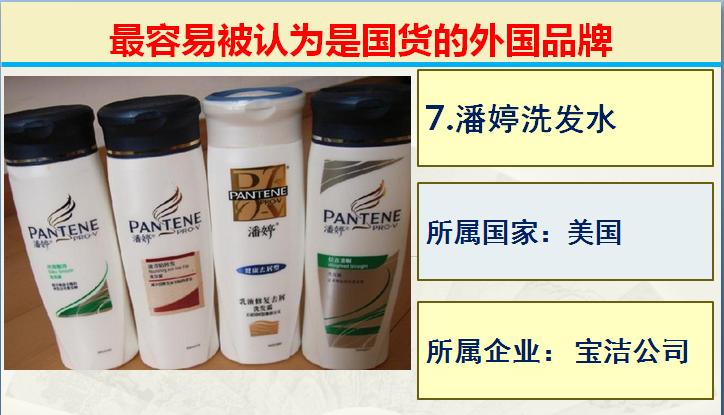 日常生活中常见的的50个国产品牌,生活中常见的外国品牌