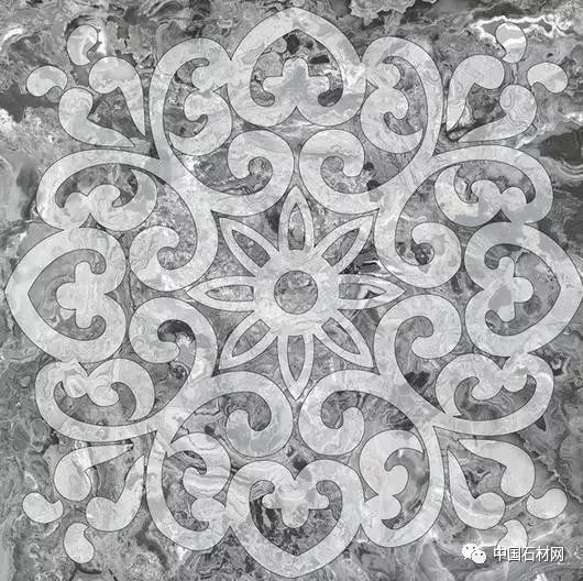 卫生间花洒水刀拼花效果图,高清水刀拼花图片