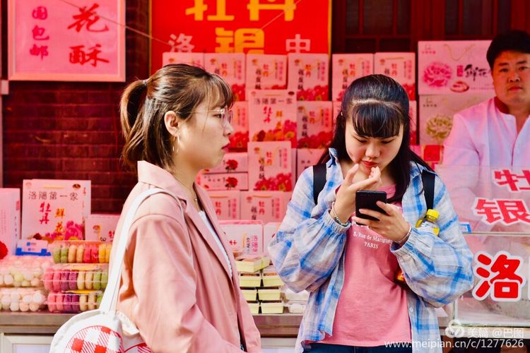 洛阳牡丹节老照片,洛阳牡丹节照片人像