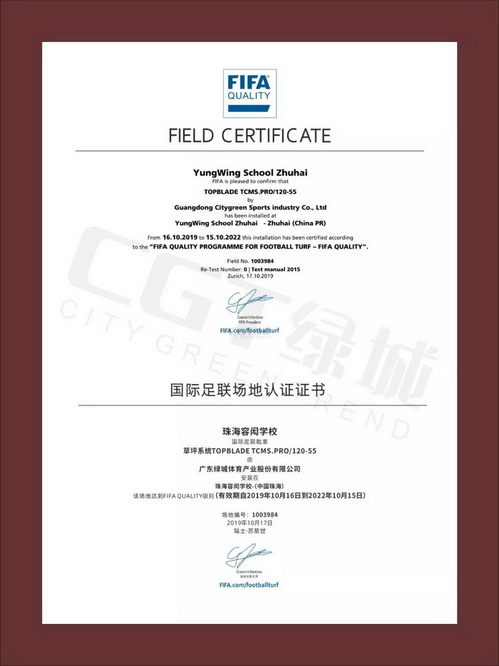 fifa认证足球场,fifa认证足球