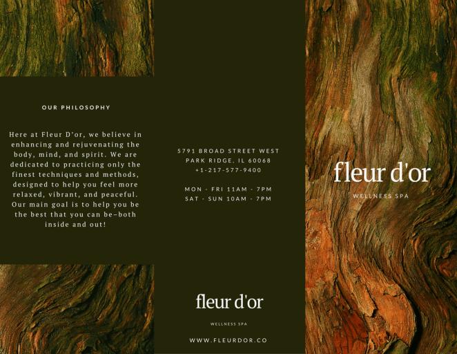 招生三折页设计,富有高级感的三折页设计