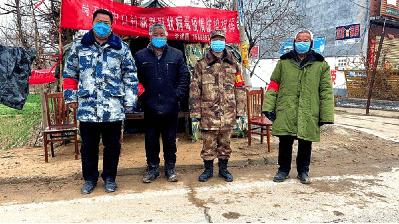 商丘柘城县疫情防控,抗击疫情警民团结